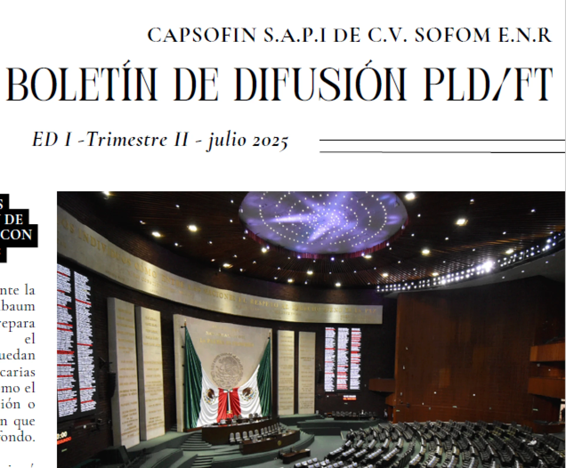 Boletín de Difusión PLD/FT 2do Trimestre 2025 -JULIO -